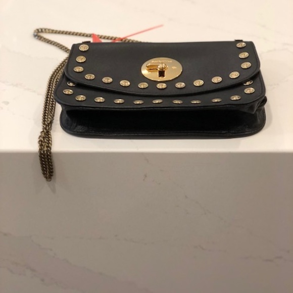 Limited Edition IMPECCABLE SeeBy Chloe Lois Black Leather Studded Chain Bag - Picture 5 of 16